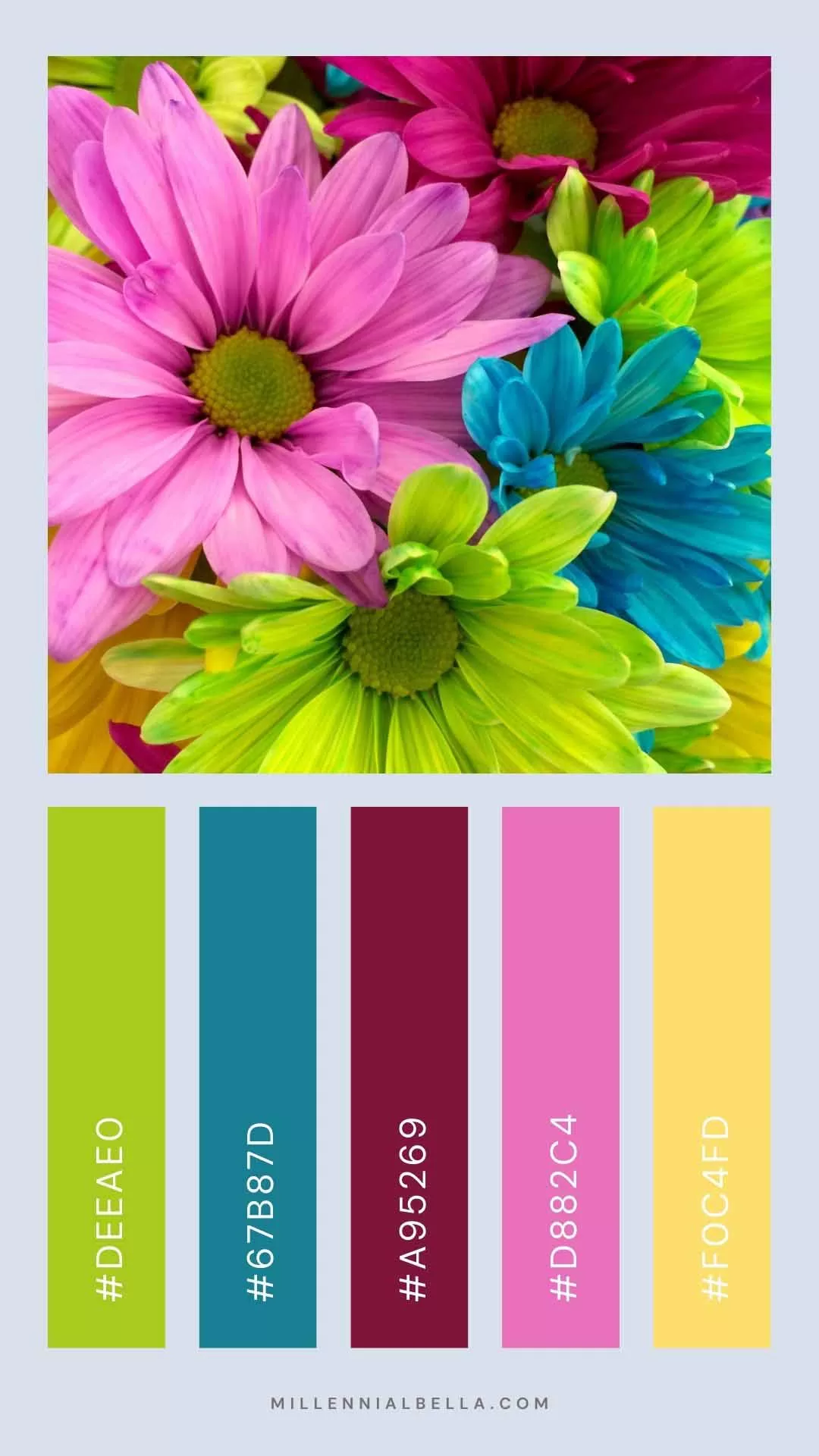 Summer Color Palettes 2023 - Flower Power