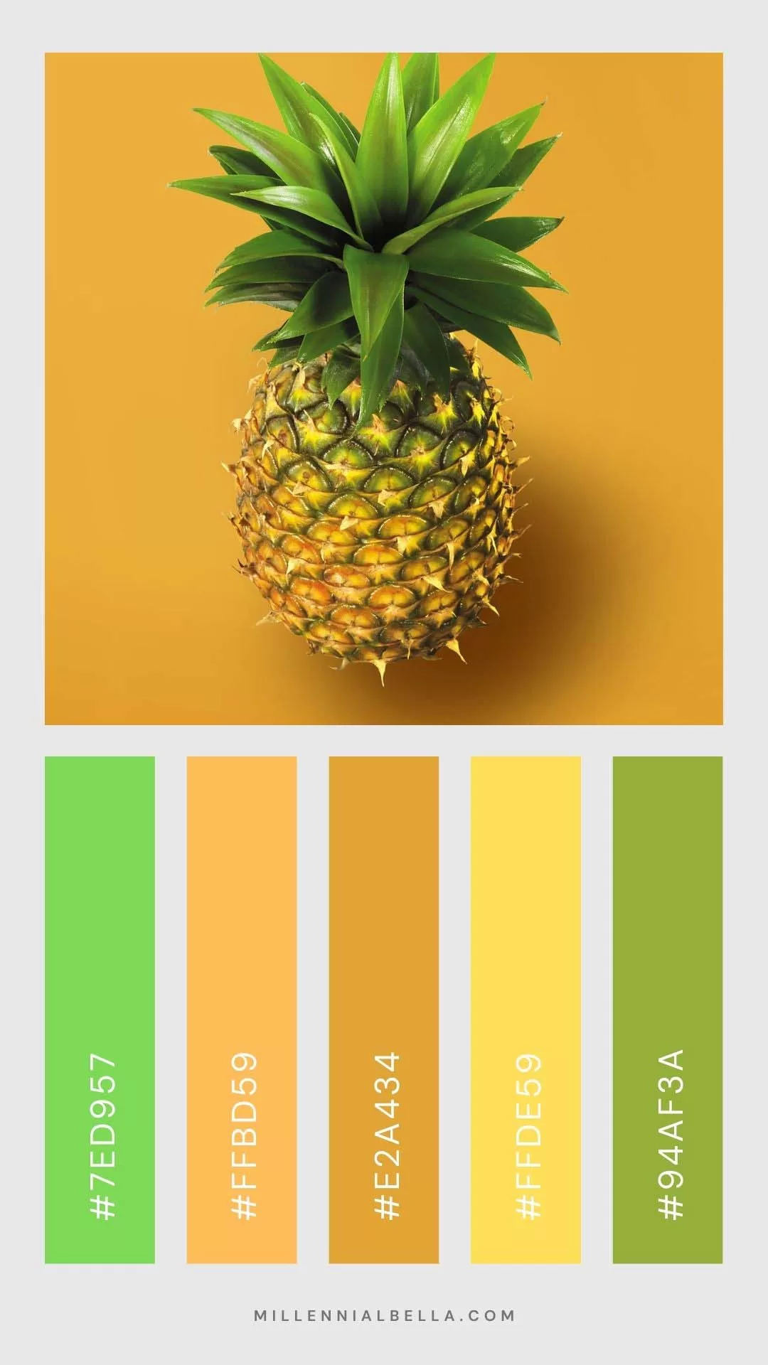 Pineapple Paradise Color Palette