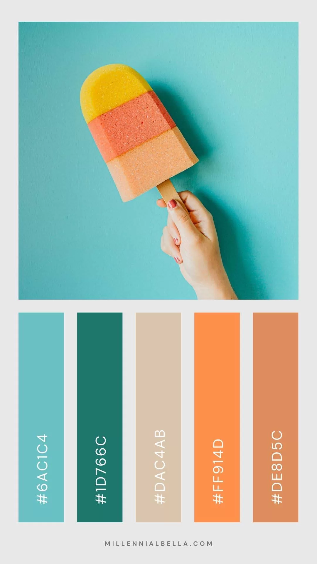 Summer Color Palettes Popsicle Dramathon