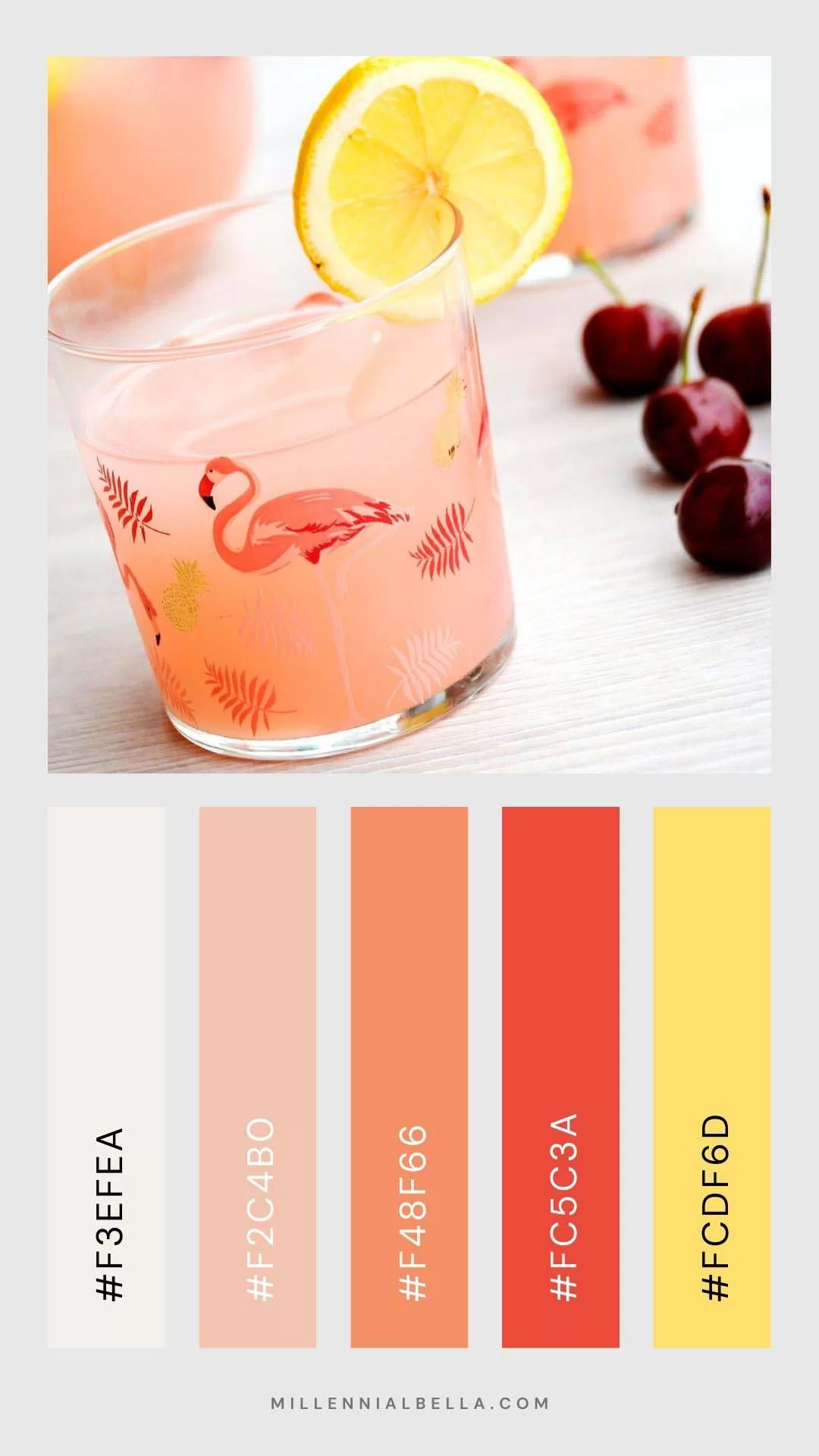 Summer Color Palettes Flamingo Paradise